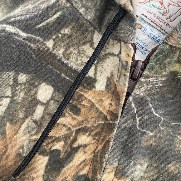 Vintage Camo Zip up Women’s light jacket - Picture 5 of 7